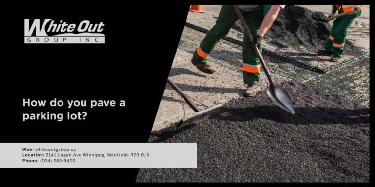 parking lot paving Winnipeg