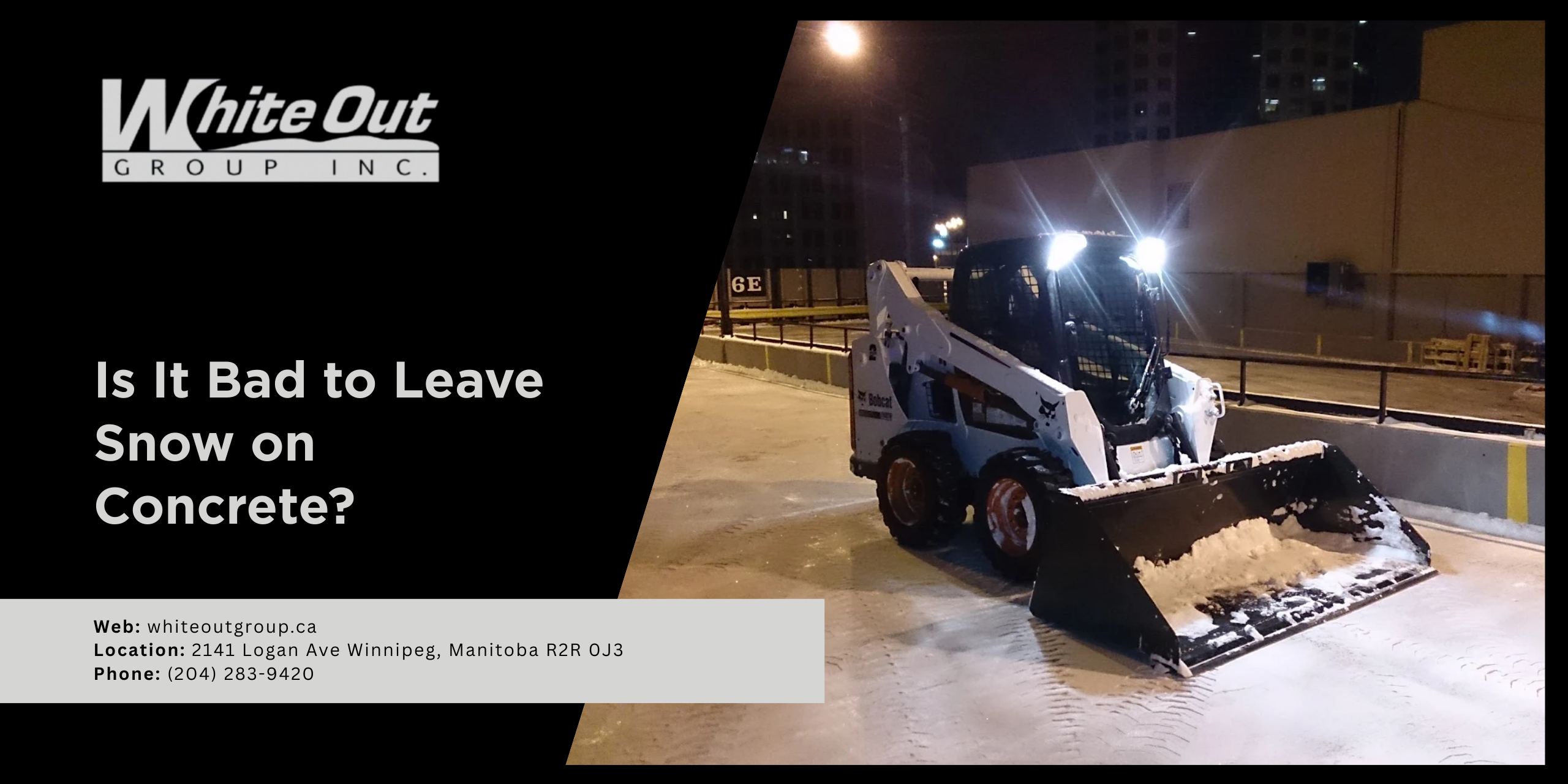 Is It Bad to Leave Snow on Concrete