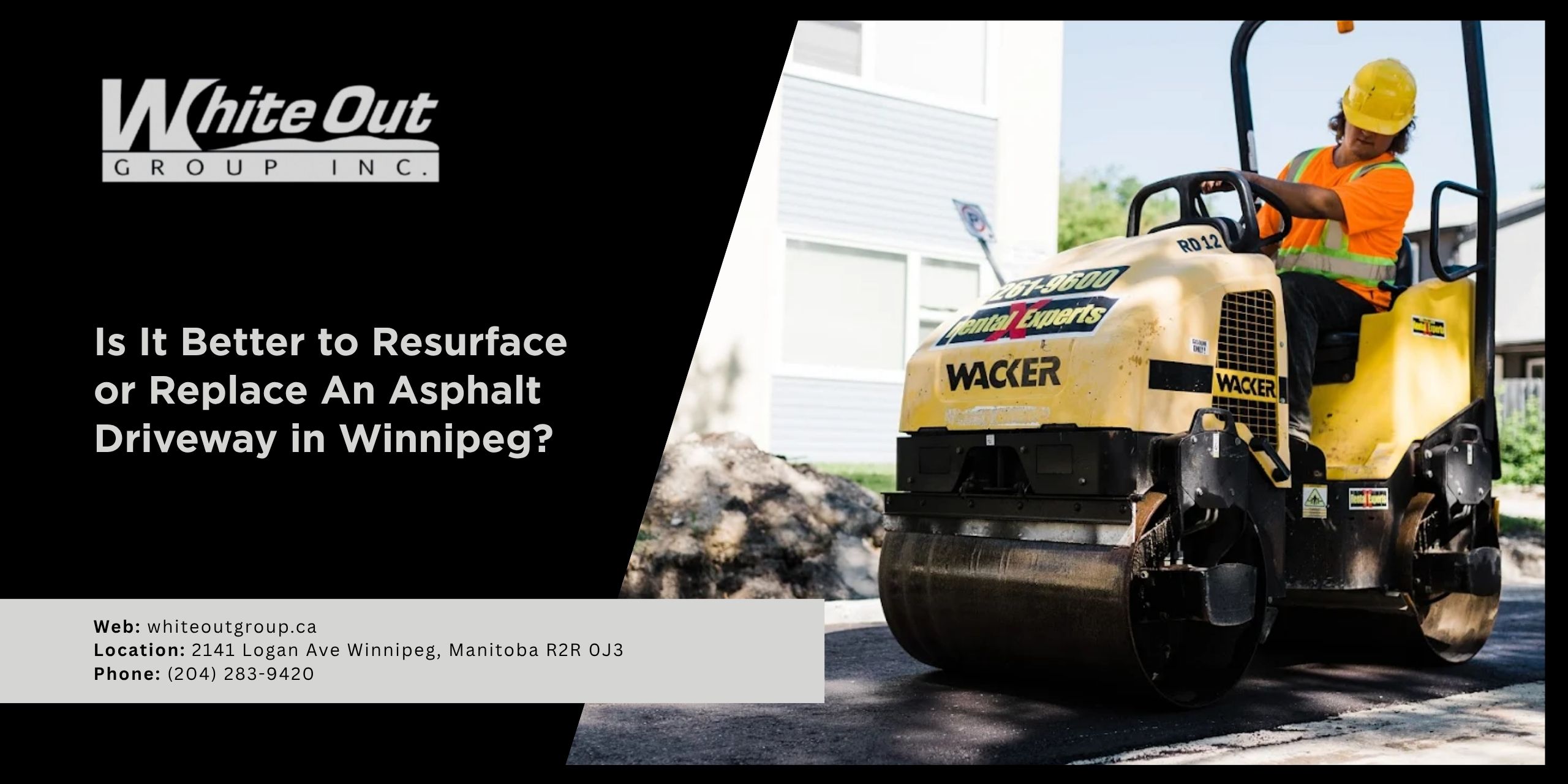 Is It Better to Resurface or Replace An Asphalt Driveway in Winnipeg