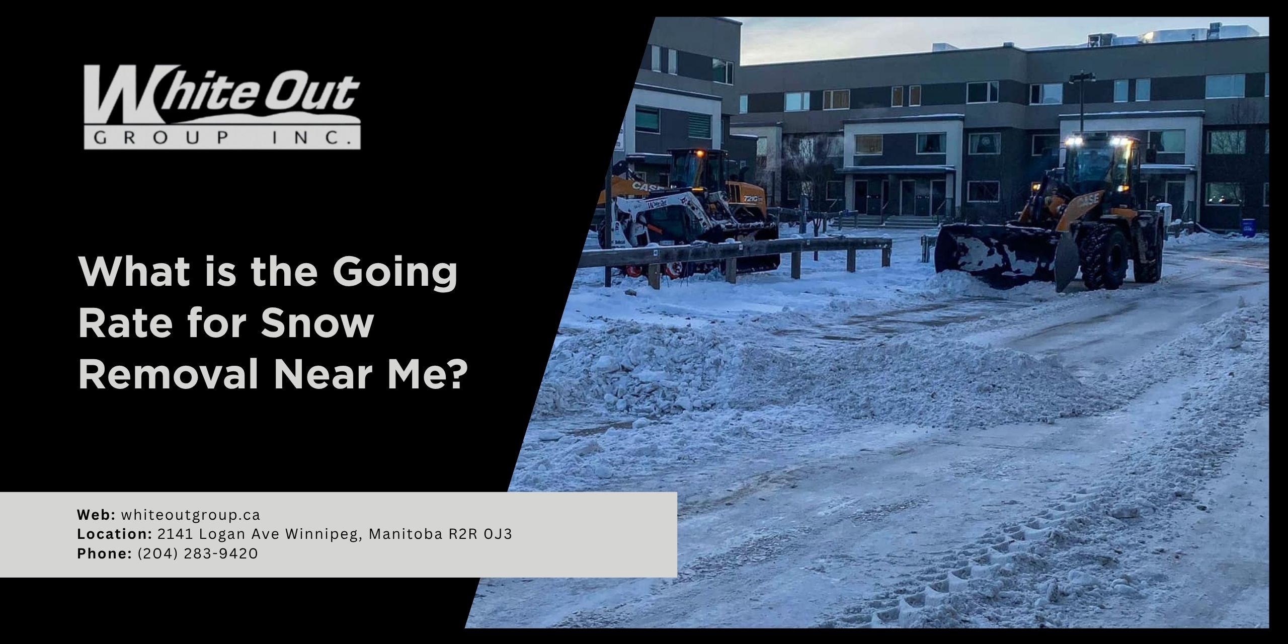 going rate for snow removal